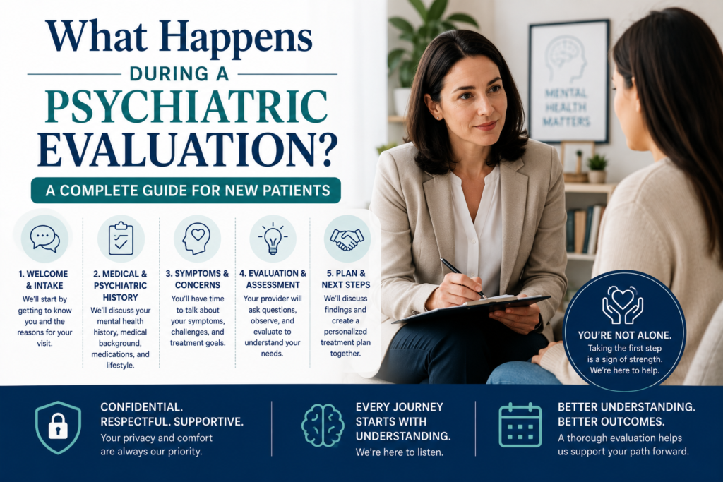 What Happens During a Psychiatric Evaluation? A Complete Guide for New Patients