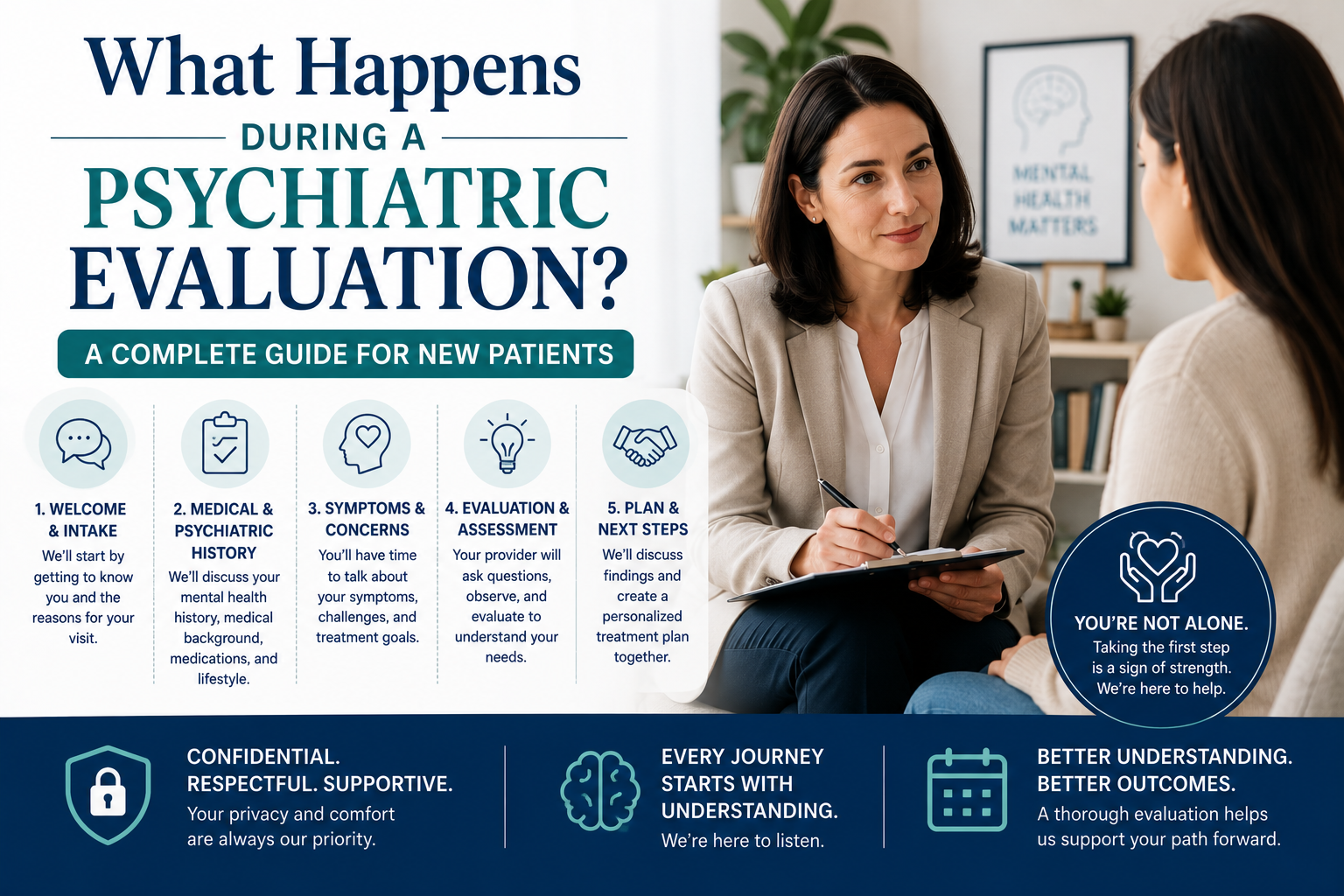 What Happens During a Psychiatric Evaluation? A Complete Guide for New Patients