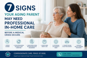 7 Signs Your Aging Parent May Need Professional In-Home Care Before A Medical Crisis Occurs