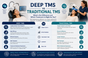 Deep TMS vs Traditional TMS: What's the Difference and Which Treatment Is Right for You?