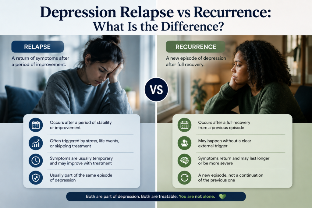 Depression Relapse vs Recurrence What Is the Difference